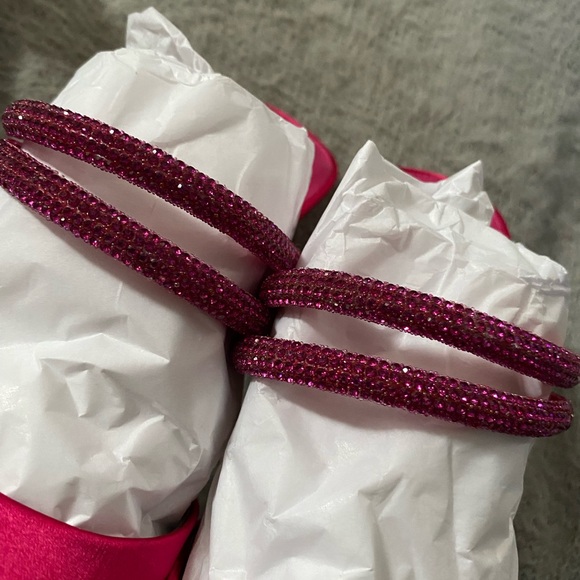 SAM EDELMAN • Women's Agustina Embellished High Heel Mules - Picture 3 of 8